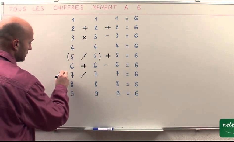 Tous les chiffres mènent à 6