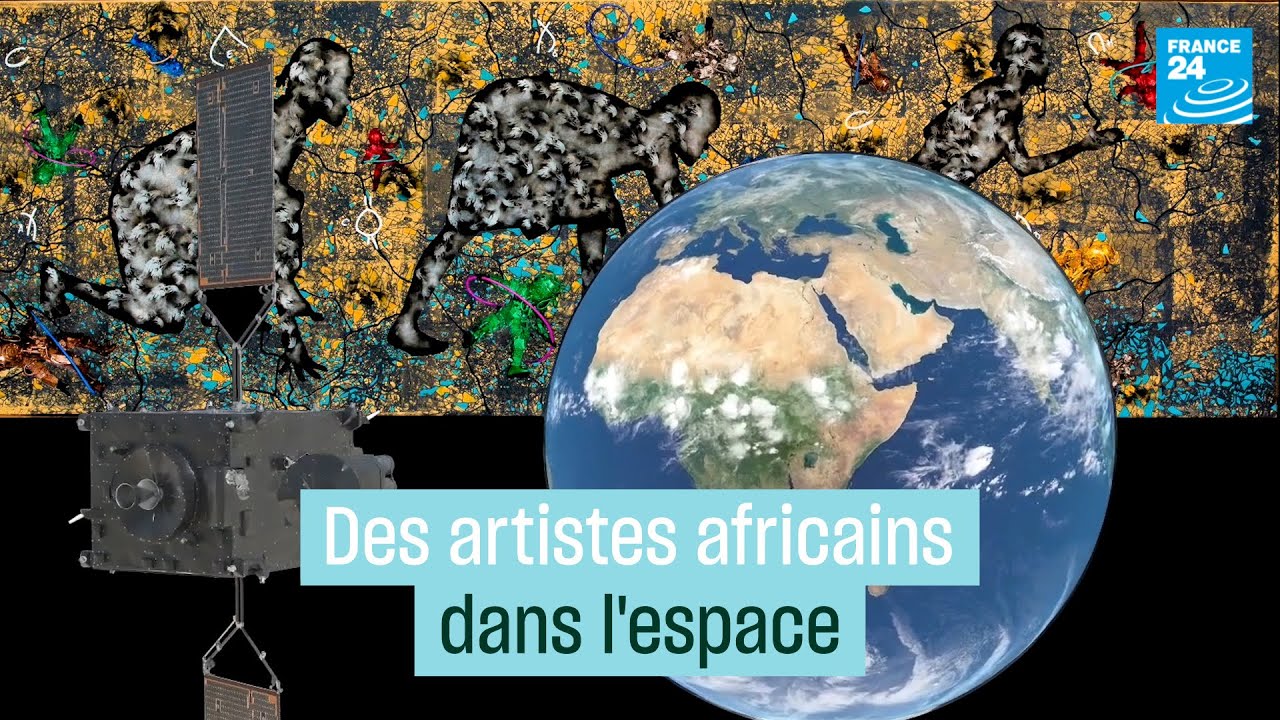 oeuvre d'art africaine dans l'espace
