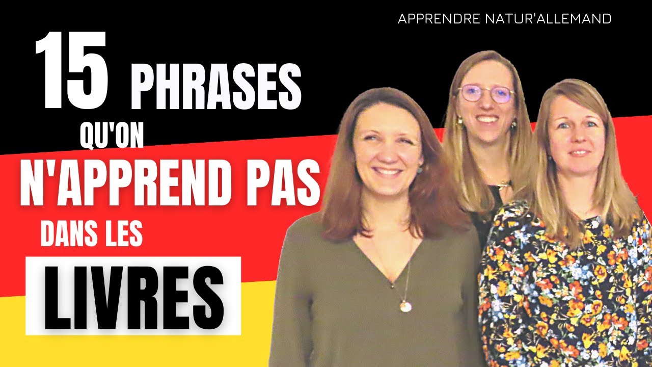 15 phrases en allemand que vous n'apprendrez jamais dans les livres - Ressources gratuites pour apprendre