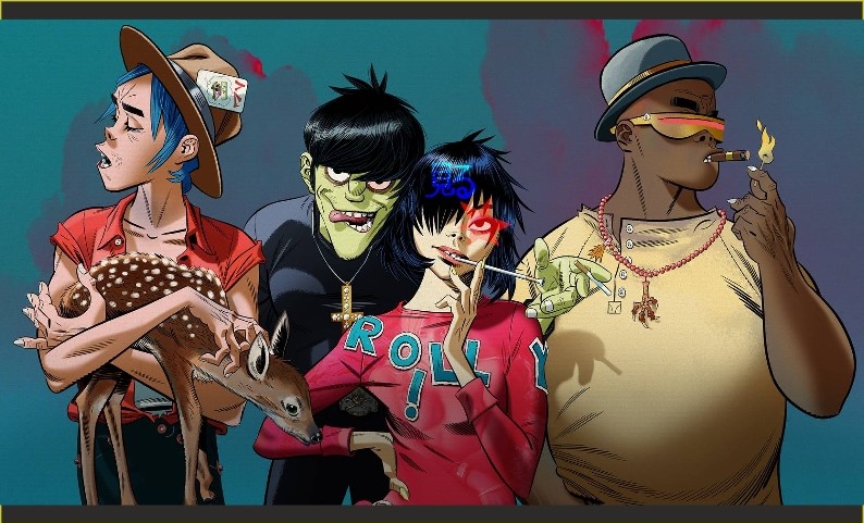 Gorillaz groupe pop brittanique - Ressources gratuites pour apprendre
